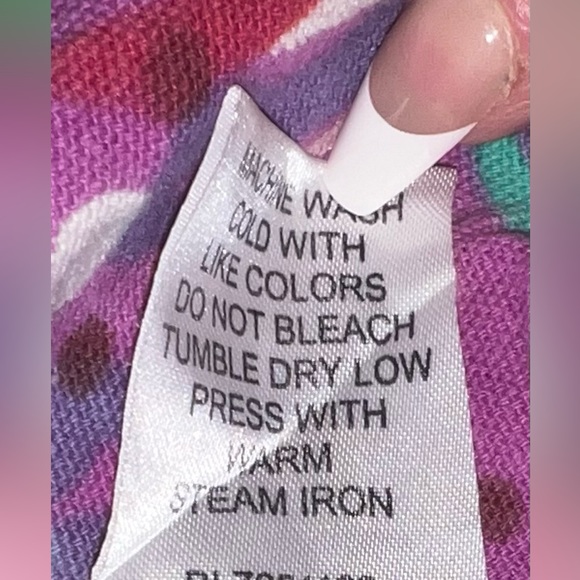 Vintage PHOOL Paint Splatter Button Front Jacket Multicolor Made In India - Picture 3 of 7